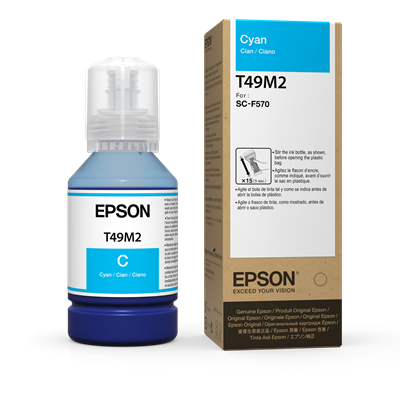 Picture of EPSON SureColor F170 and F570 Ink Bottle - Cyan (140 mL)