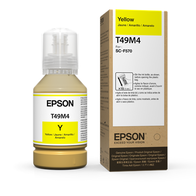 Picture of EPSON SureColor F170 and F570 Ink Bottle - Yellow (140 mL)