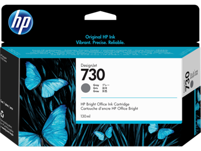 Picture of HP 730 130ml Gray Ink Cartridge