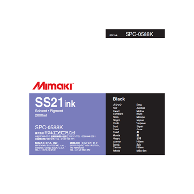 Picture of Mimaki SS21 - Eco-Solvent Ink - Black - 2L