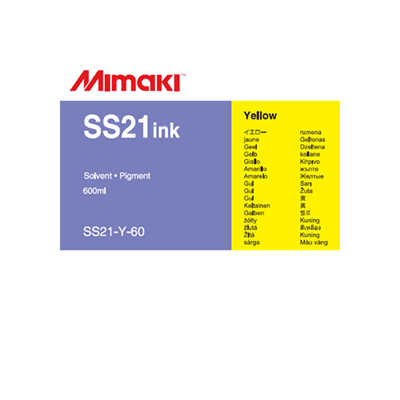 Picture of Mimaki SS21 - Eco-Solvent Ink - Yellow - 600ml
