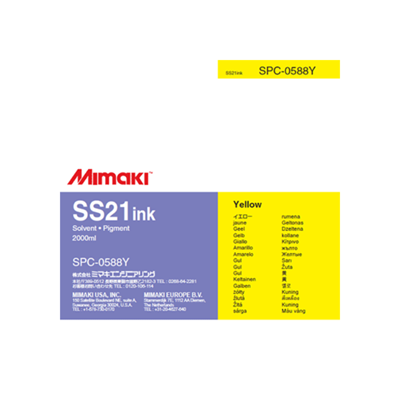 Picture of Mimaki SS21 - Eco-Solvent Ink - Yellow - 2L